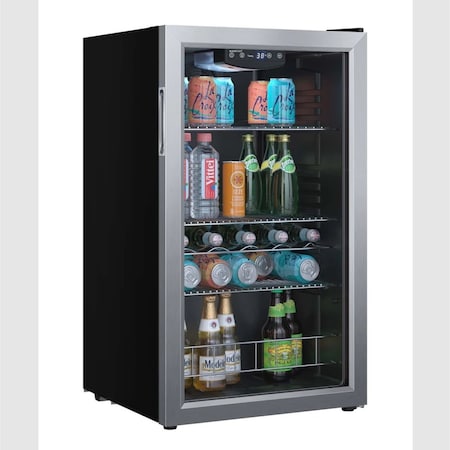 Edgestar 19 Inch Wide 105 Can Capacity Extreme Cool Beverage Center BWC121SS